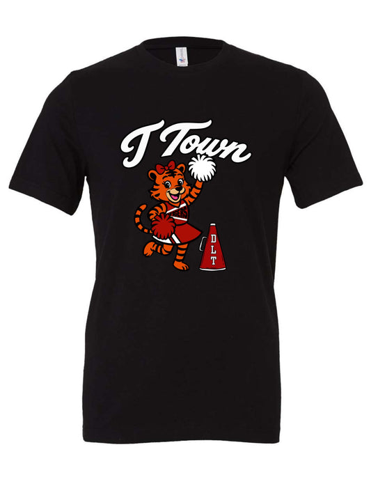 DLT T-Town Cheer Black Shirt