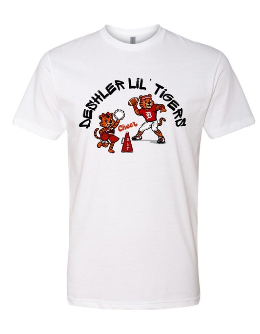 DLT Cheer and Football White Shirt