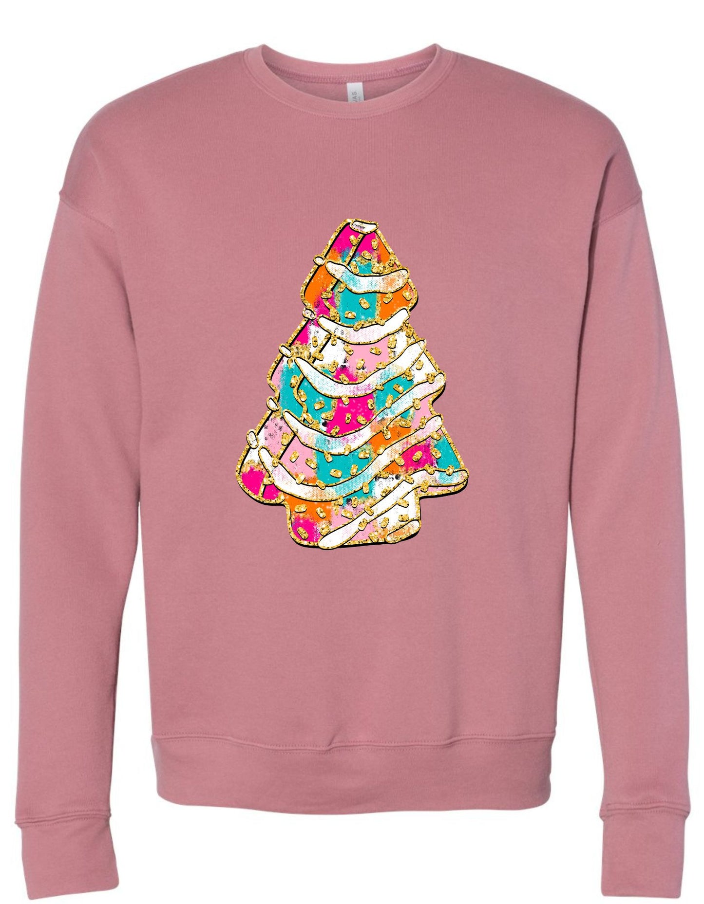 Brushstroke Colorful Christmas Sweatshirt