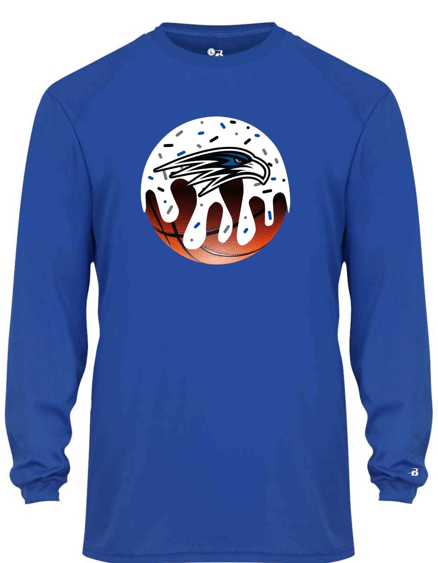 Long-Sleeve Basketball Drip Performance Tee