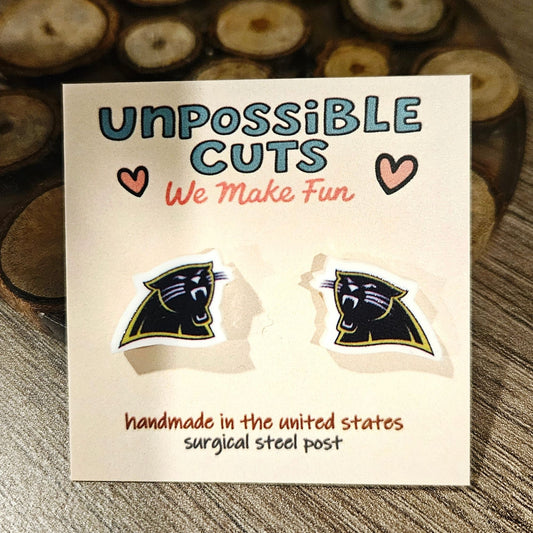 Hackleburg Panthers Stud Earrings
