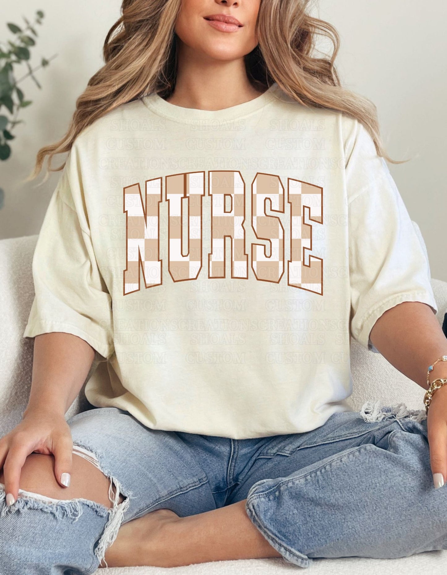Ivory Checkered Nurse