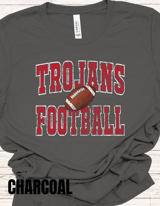 Trojans Football Distressed