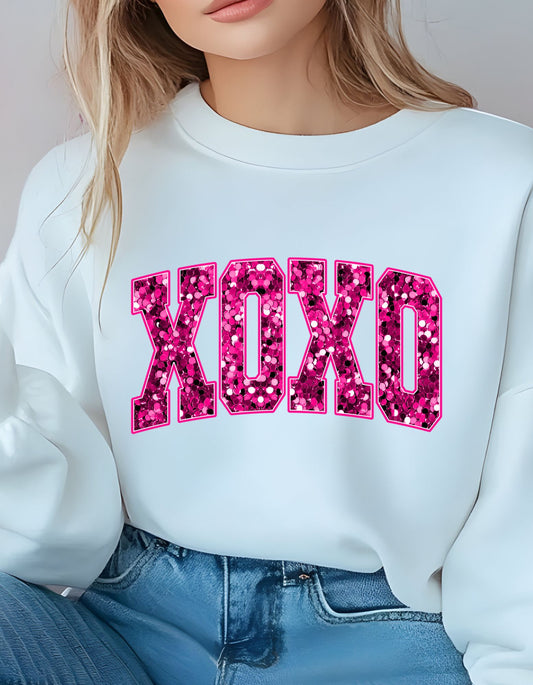 XOXO Faux Sequin