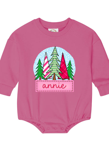 CUSTOM Christmas Tree Sweatshirt Bubble