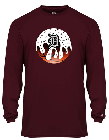 Long-Sleeve Basketball Drip Performance Tee