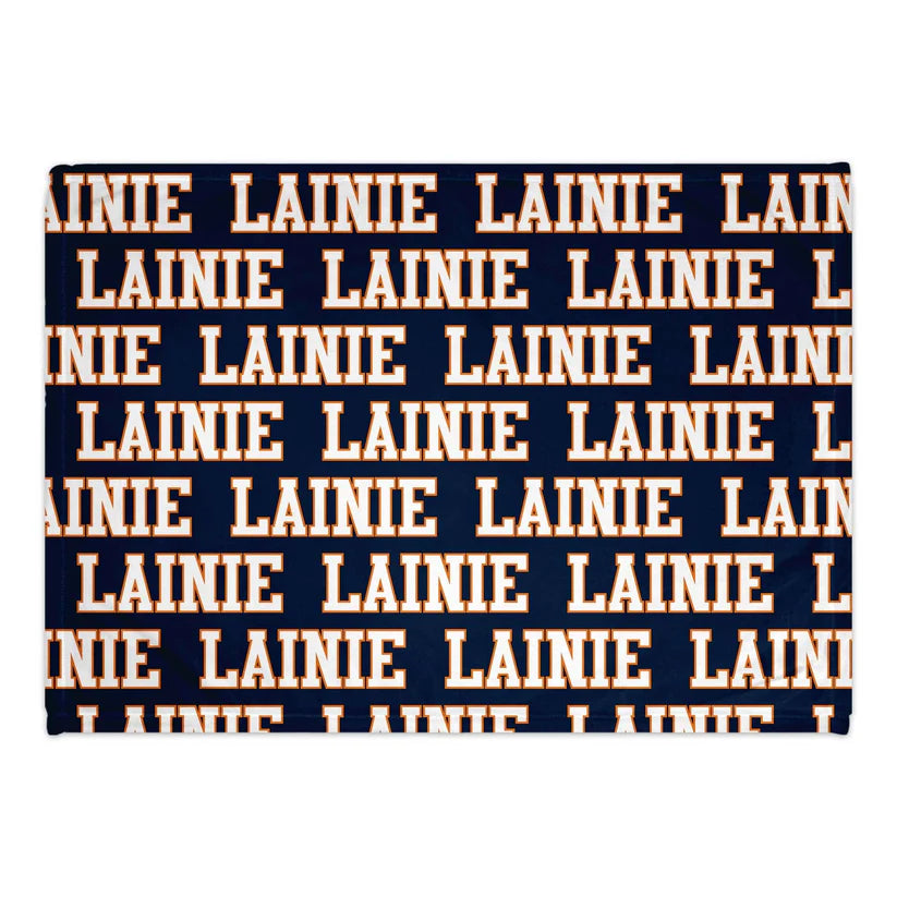 Personalized Collegiate Blanket