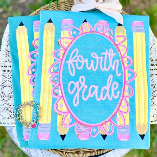 Coquette Pencil Frame Grade Tee
