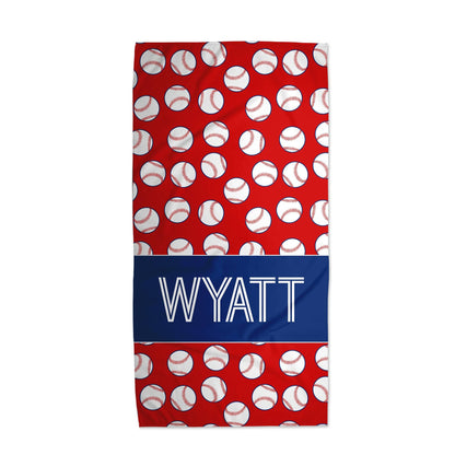 Classic Baseball Towel