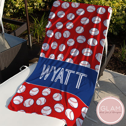 Classic Baseball Towel