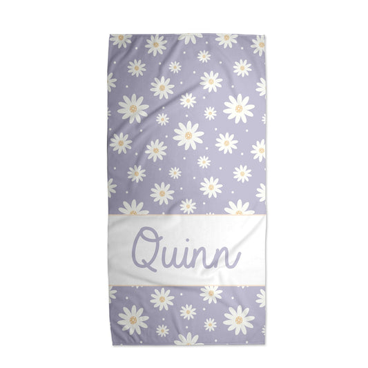 Loving Lavender Daisy Towel