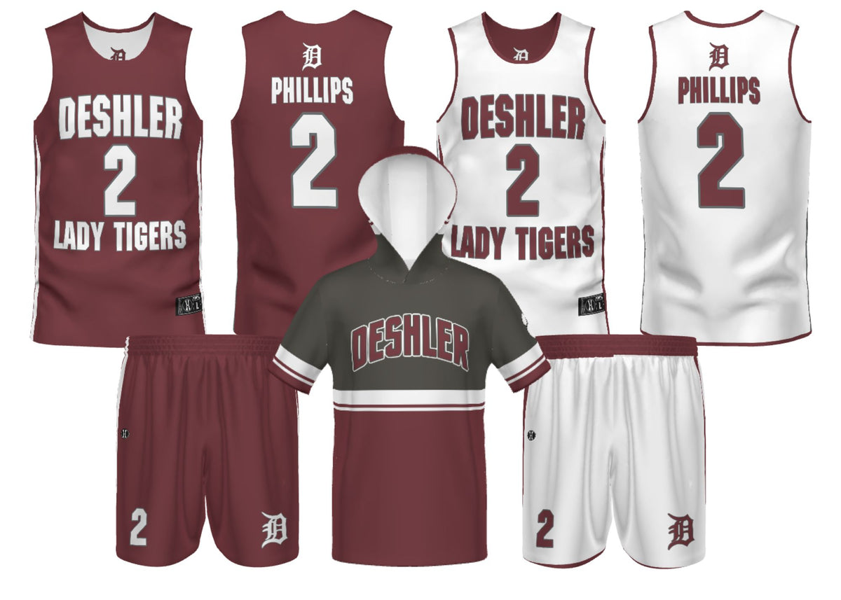 GIRLS Deshler TVBA Bundle (Jersey, Shorts, Shooting Shirt)