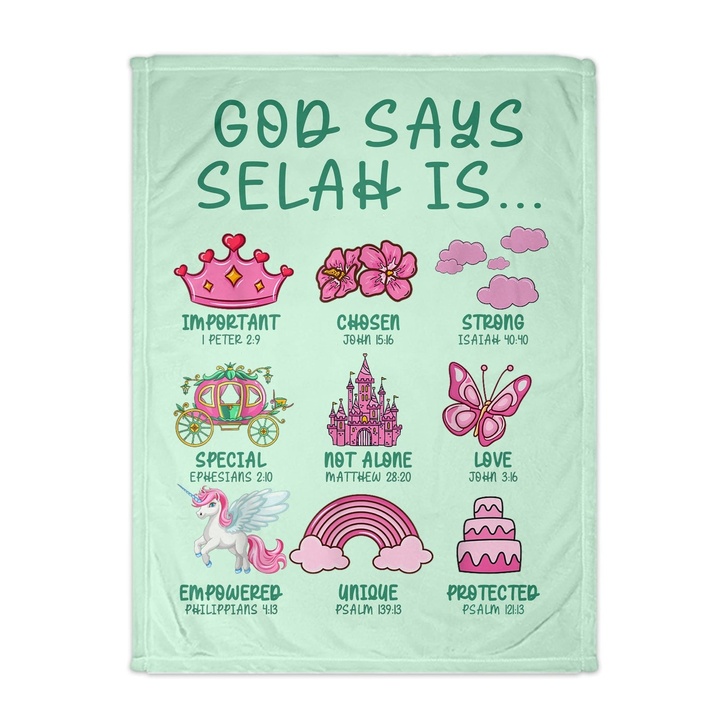 God Says Princess Blanket