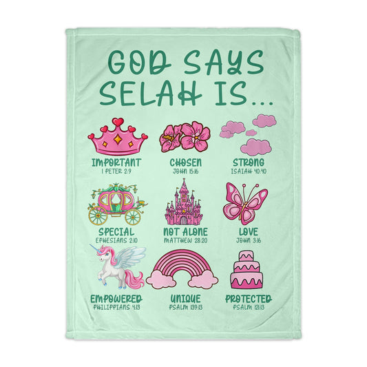 God Says Princess Blanket