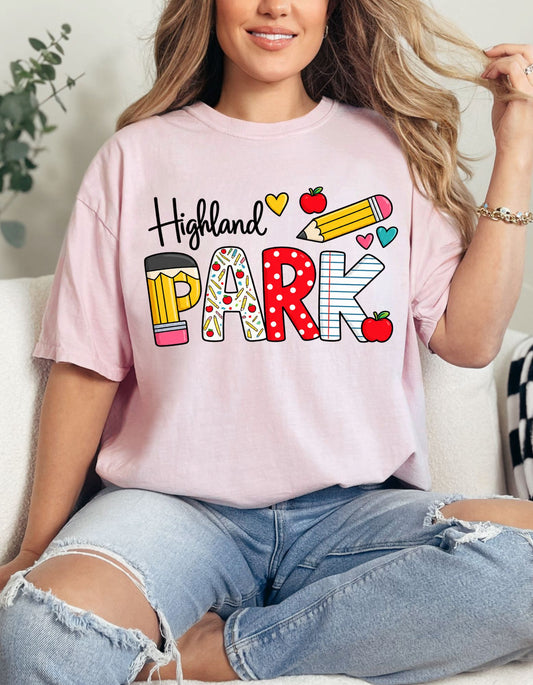 Highland Park Tee Pink