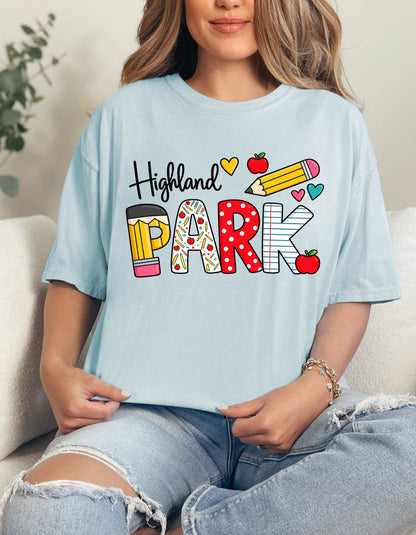 Highland Park Tee Blue