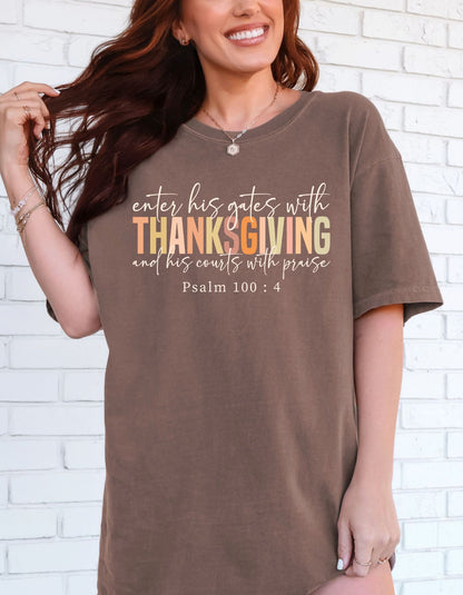 Enter His Gates With Thanksgiving