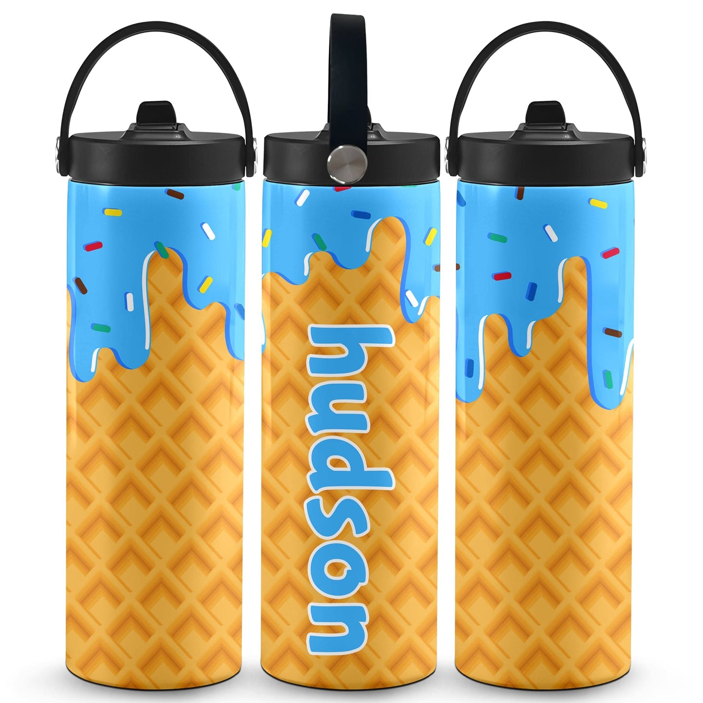 Ice Cream Drip Water Bottle