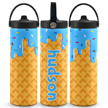 Ice Cream Drip Water Bottle