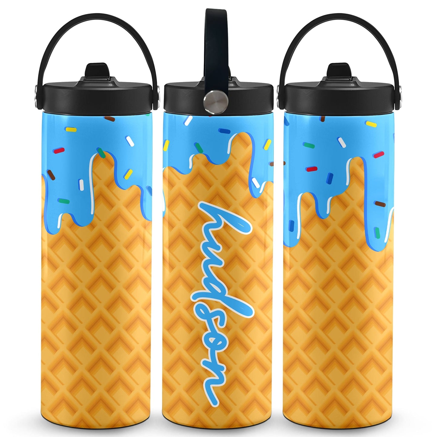 Ice Cream Drip Water Bottle