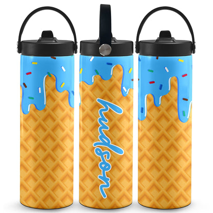 Ice Cream Drip Water Bottle