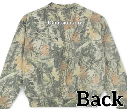 Just Go Missions Camo Sweatshirt