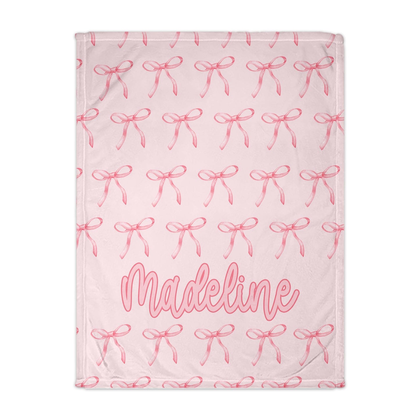 Pretty In Bows Personalized Blanket