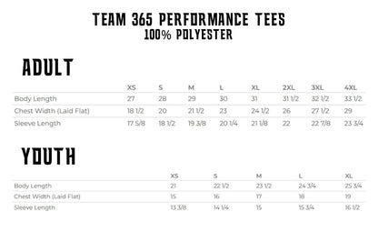 Team Football Performance Tee