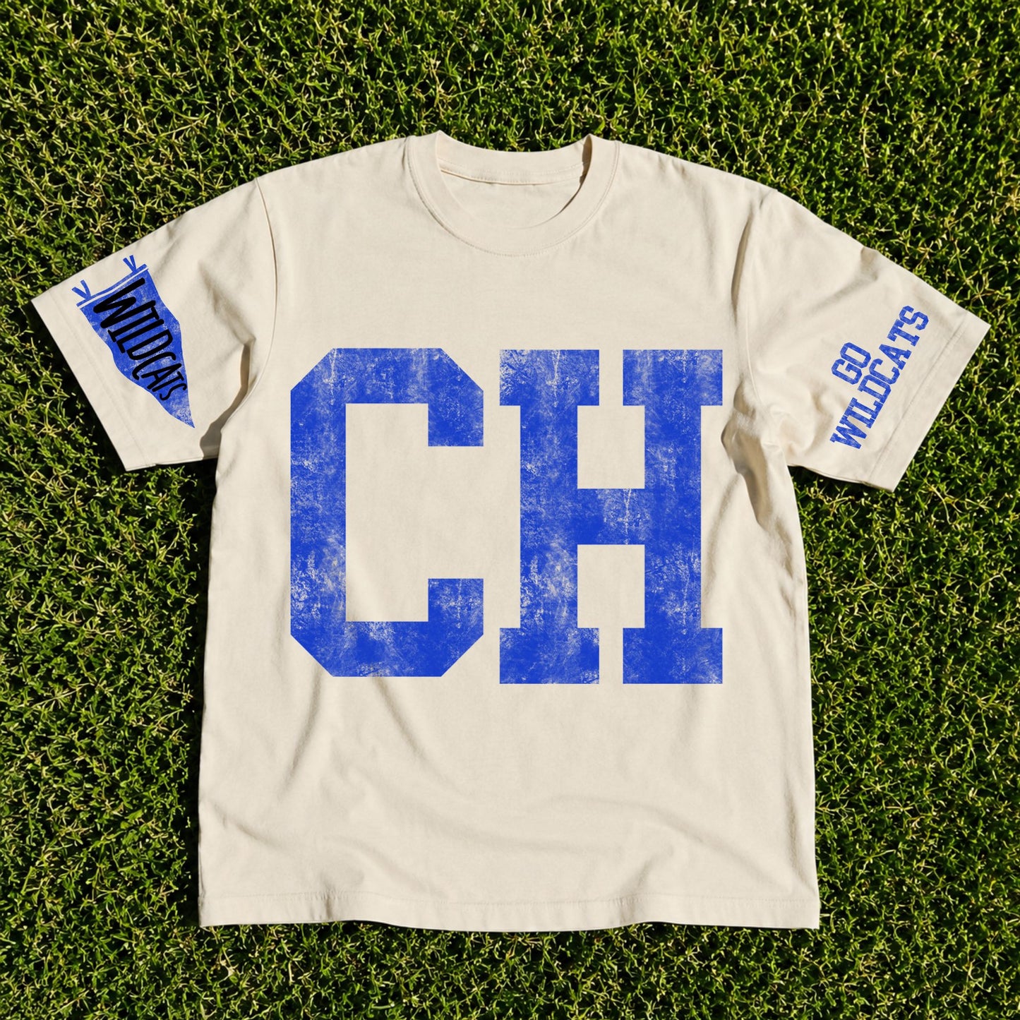 Custom Mascot Pennant Tee