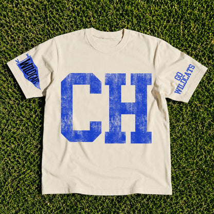 Custom Mascot Pennant Tee