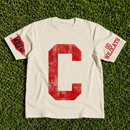 Custom Mascot Pennant Tee